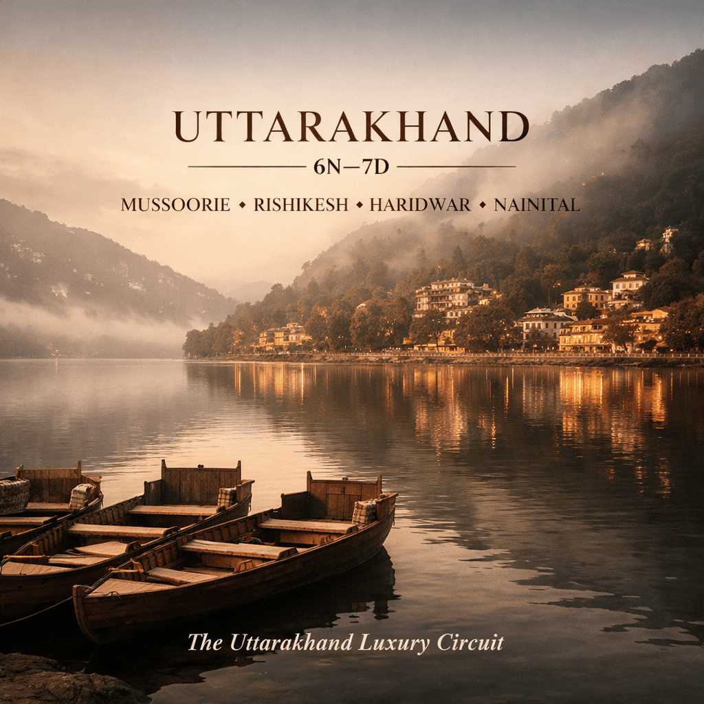 UTTARAKHAND | 6N–7D | MUSSOORIE ✦ RISHIKESH ✦ HARIDWAR ✦ NAINITAL The Uttarakhand Luxury Circuit