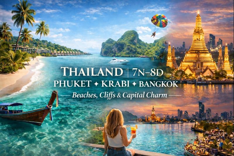 THAILAND | 7N–8D | PHUKET ✦ KRABI ✦ BANGKOK Beaches, Cliffs & Capital Charm