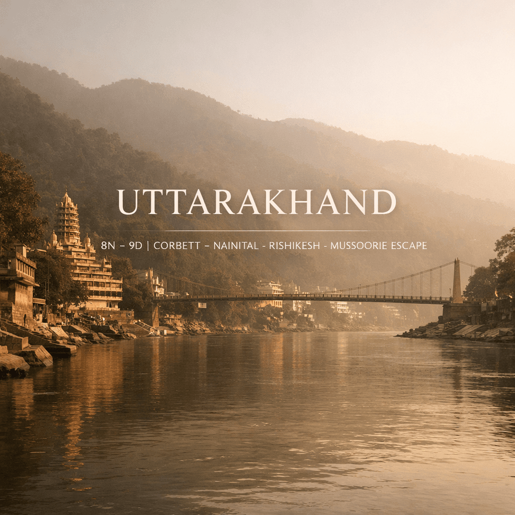UTTARAKHAND | 8N–9D | CORBETT – NAINITAL – RISHIKESH – MUSSOORIE ESCAPE