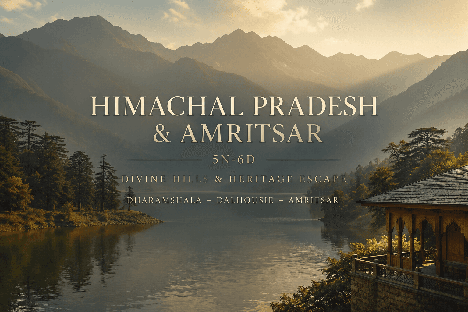 HIMACHAL PRADESH & AMRITSAR | 5N-6D | DIVINE HILLS & HERITAGE ESCAPE | DHARAMSHALA – DALHOUSIE – AMRITSAR