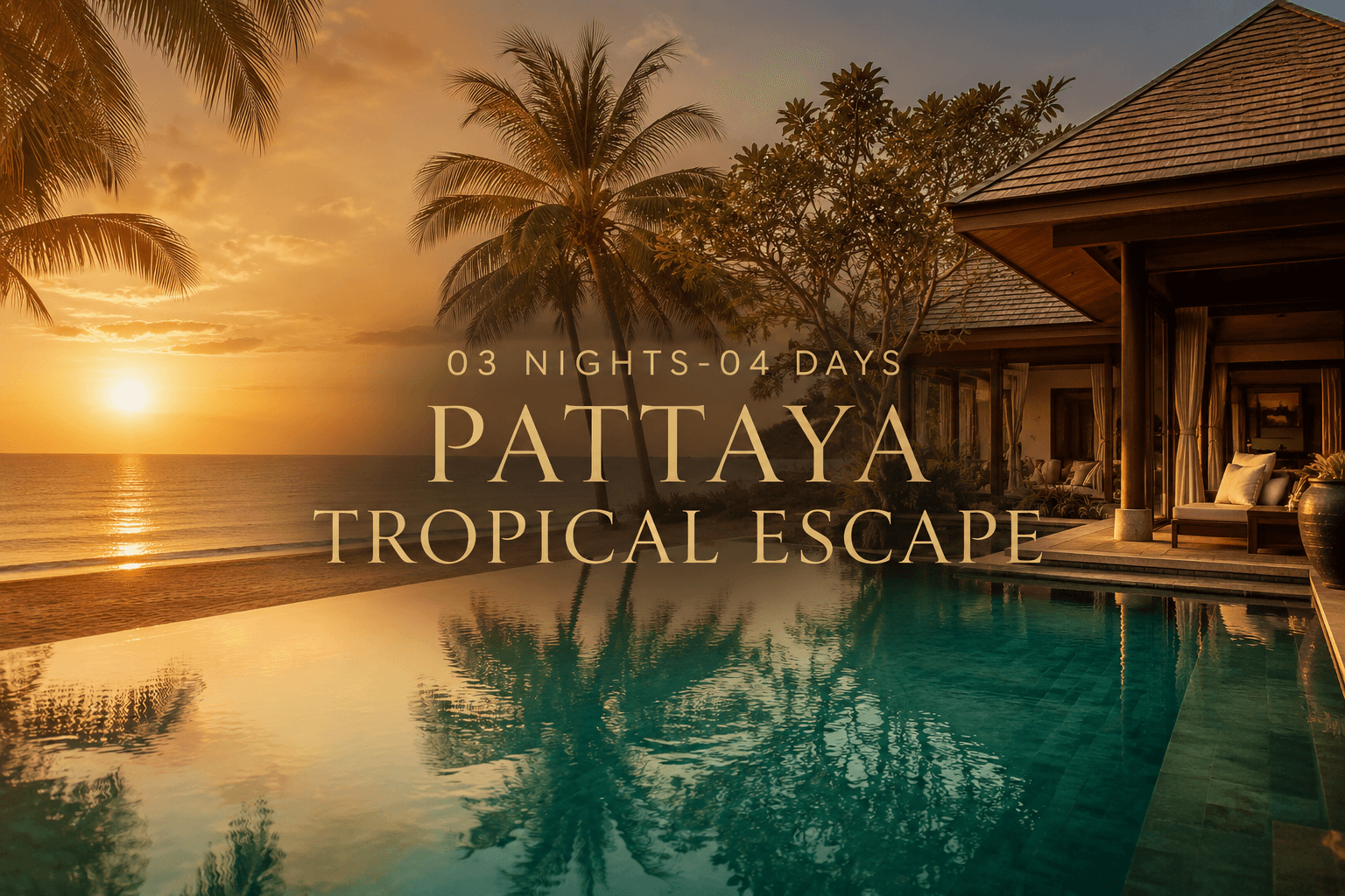 THAILAND | 03 NIGHTS-04 DAYS | PATTAYA TROPICAL ESCAPE | PATTAYA