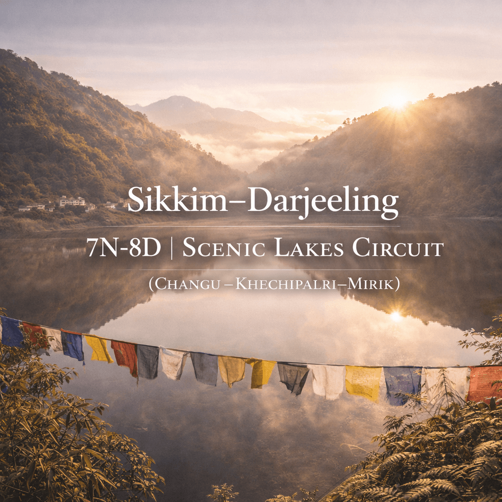 Sikkim–Darjeeling | 7N-8D | Scenic Lakes Circuit (Changu–Khechipalri–Mirik)