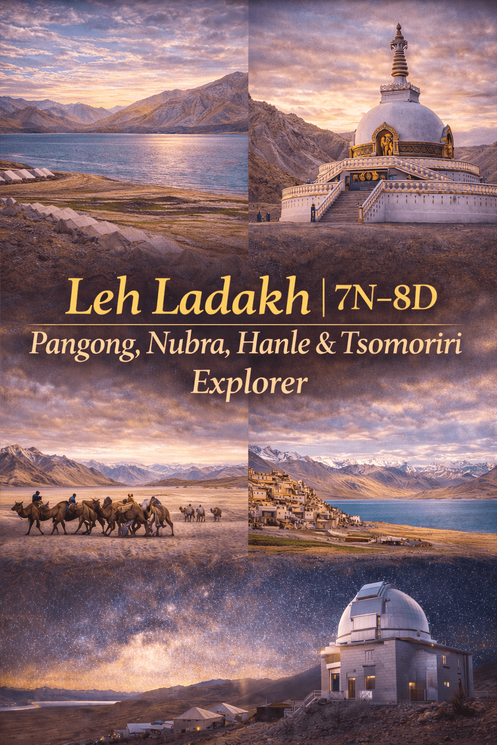 Leh Ladakh | 7N–8D | Pangong, Nubra, Hanle & Tsomoriri Explorer