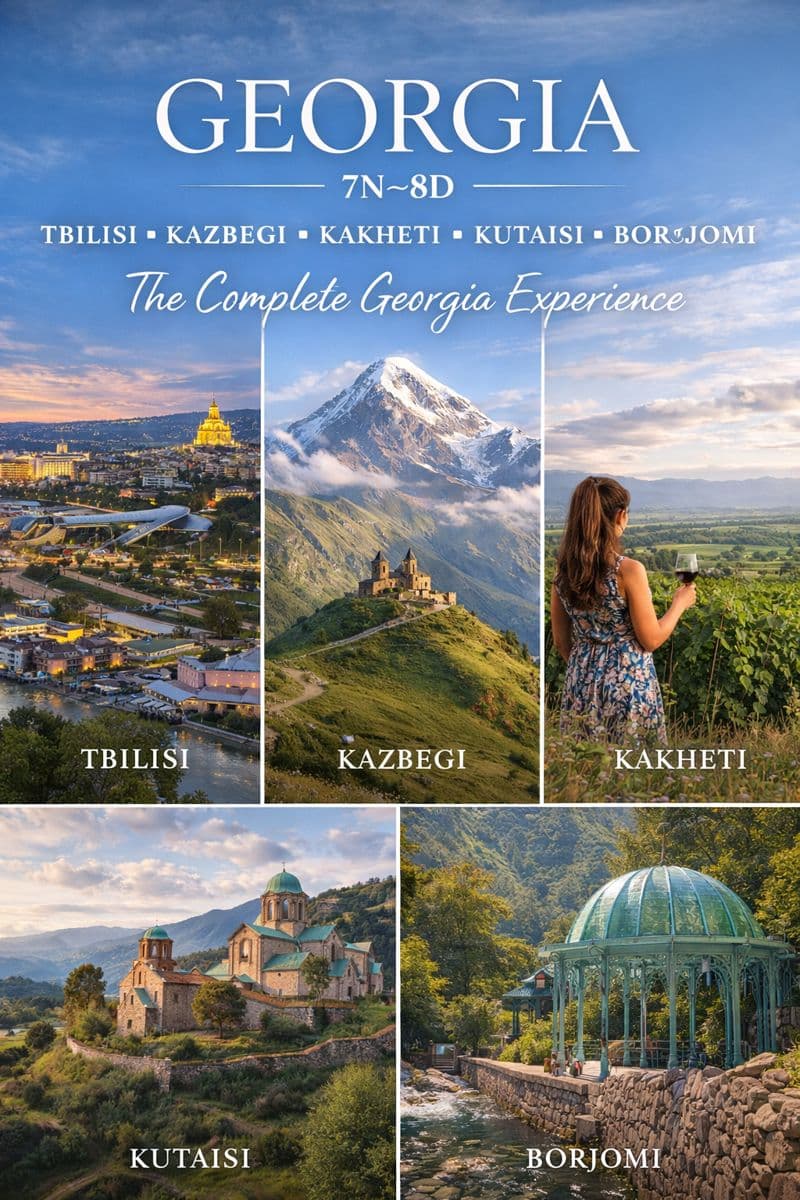 Mystical Georgia – 7N-8D Luxury Escape of Culture, Wine & Mountains