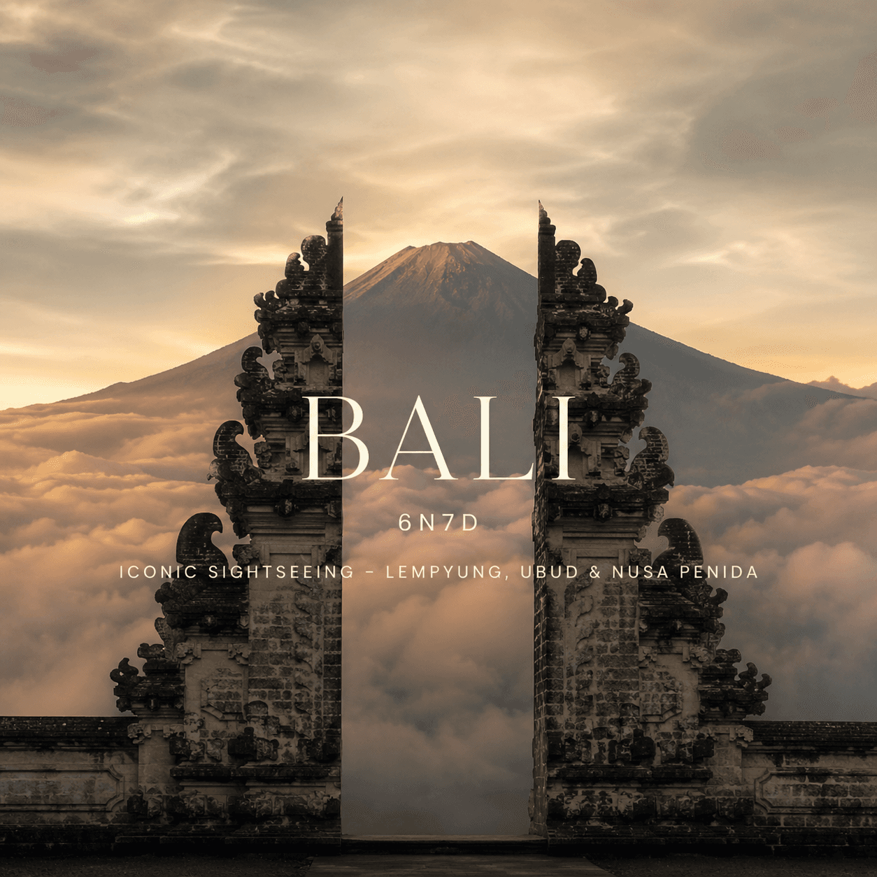 BALI | 6N7D | ICONIC SIGHTSEEING – LEMPYUNG, UBUD & NUSA PENIDA